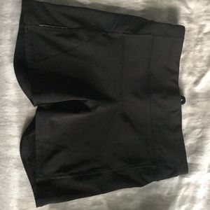 Athleta black spandex shorts